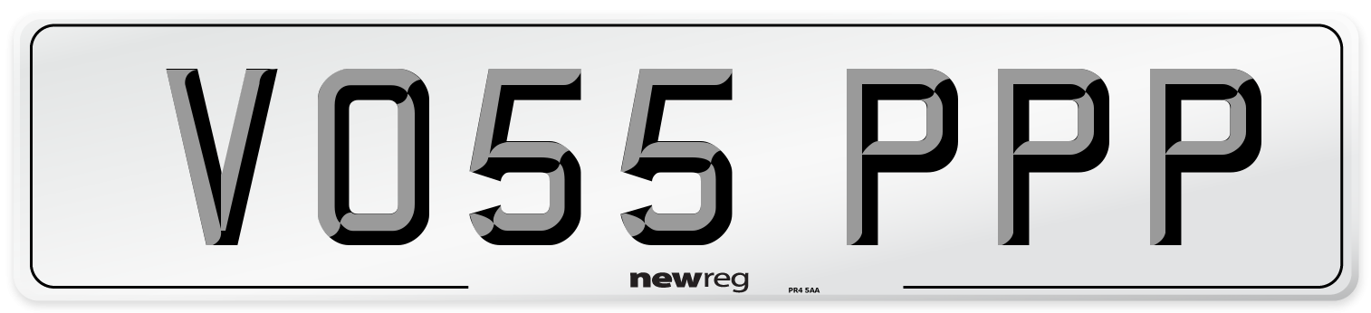 VO55 PPP Number Plate from New Reg